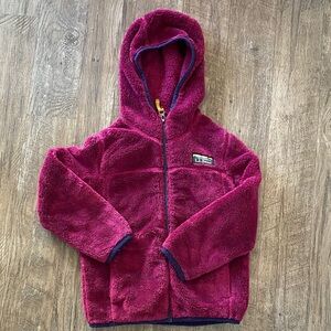 L.L. Bean Magenta Fleece 4T